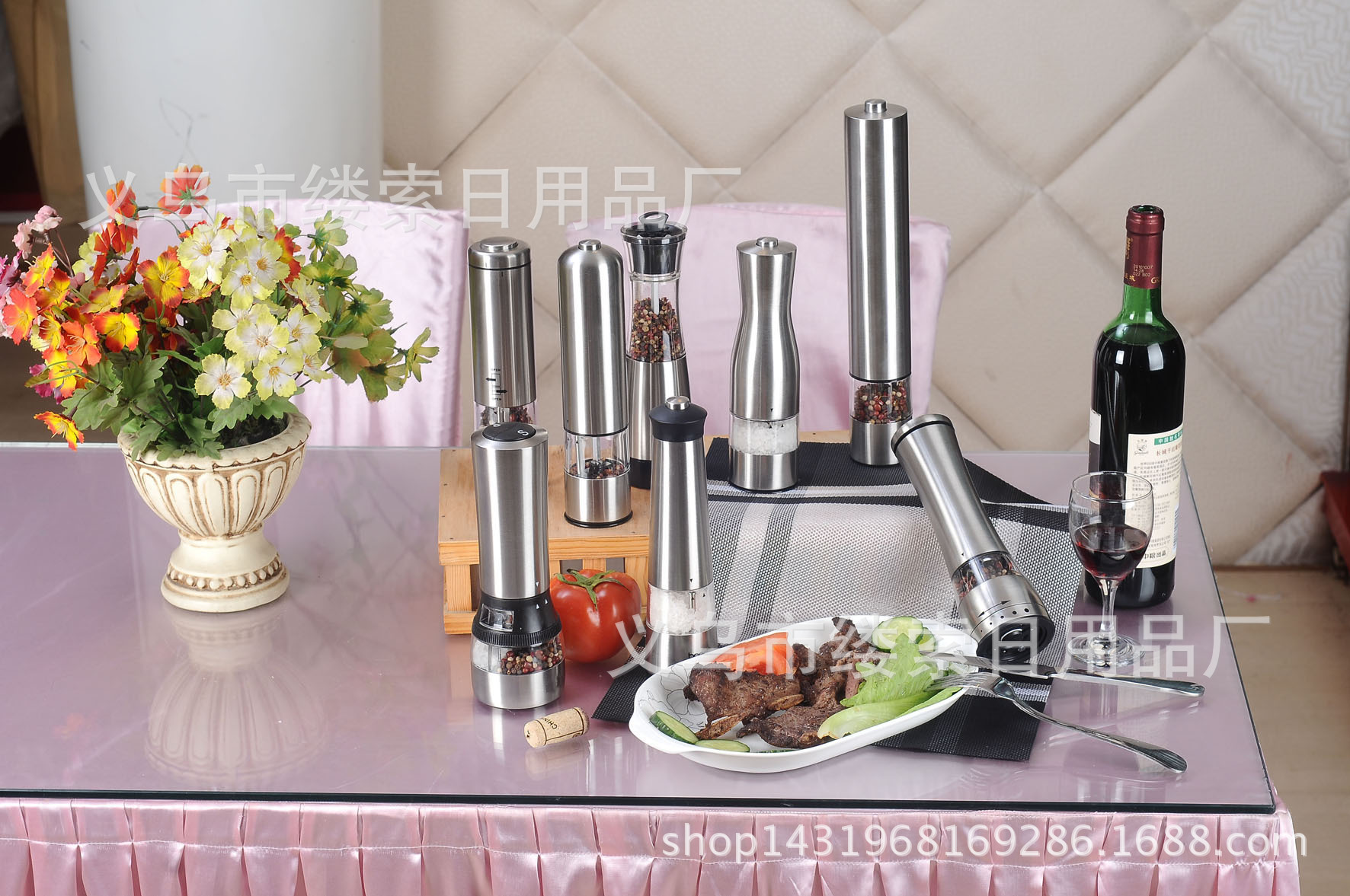 木质胡椒磨跨境新款6寸胡椒研磨器水曲柳手动橡胶木胡椒磨 跨境款详情16