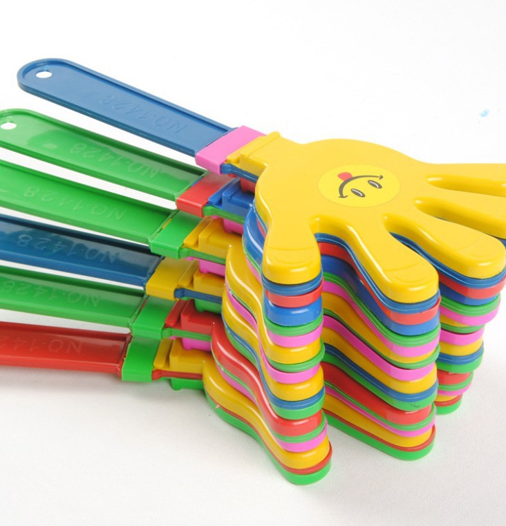 28CM large clapping device, clapping plastic toys, clapping hands, clapping hands, clapping palms, new material clapping hands wholesale pic 1