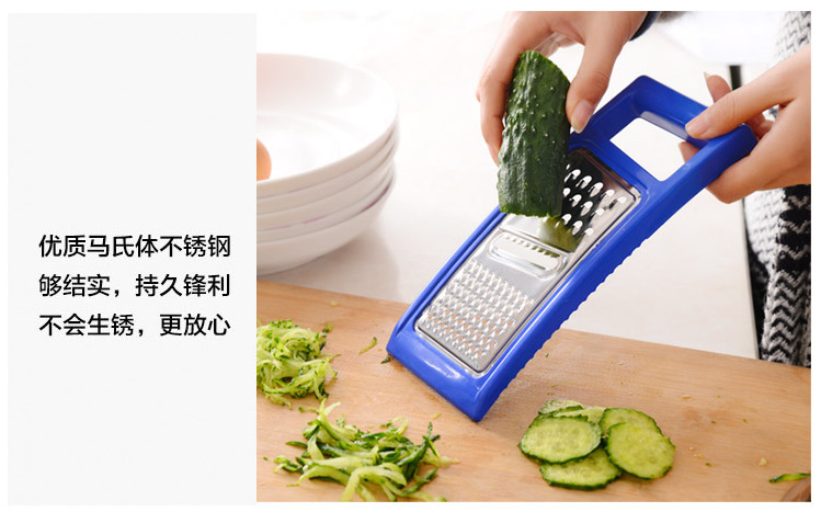 The multi-functional stainless steel vegetable cutter and household manual vegetable grater from Guangdong kitchen are practical and convenient pic 11