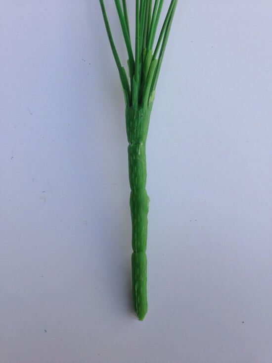 苹果绿色仿真花配件12头塑料花杆36cm清明花园艺仿真枝叶办公装饰详情4