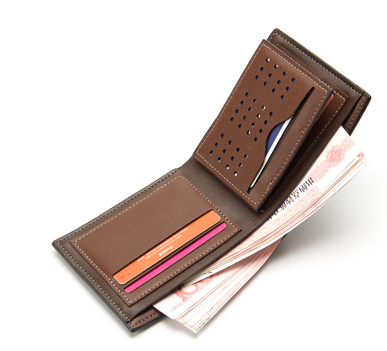 新款男士短款钱包baellerry商务高级感男款钱夹多卡位荔枝纹皮夹详情21