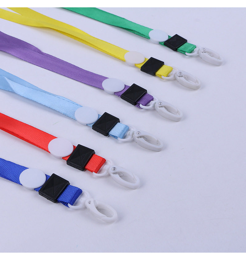 We supply 1.5cm thickened olip-buckle plastic name tag ropes, access pass hanging ropes, work ID hanging ropes and exhibition hanging ropes pic 44