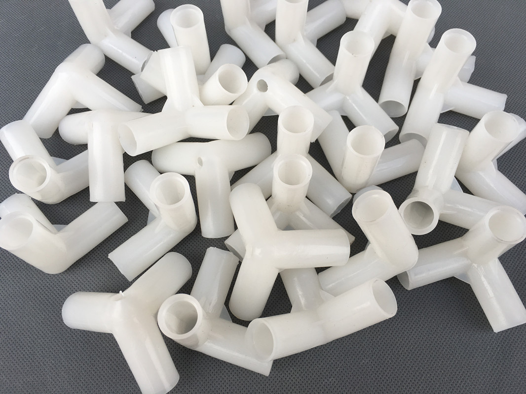 Factory direct supply of plastic three-way joints specifically for mosquito net 1.3 frame accessories. Wholesale in stock. Inner diameters available from 7.9mm to 8.5mm pic 4