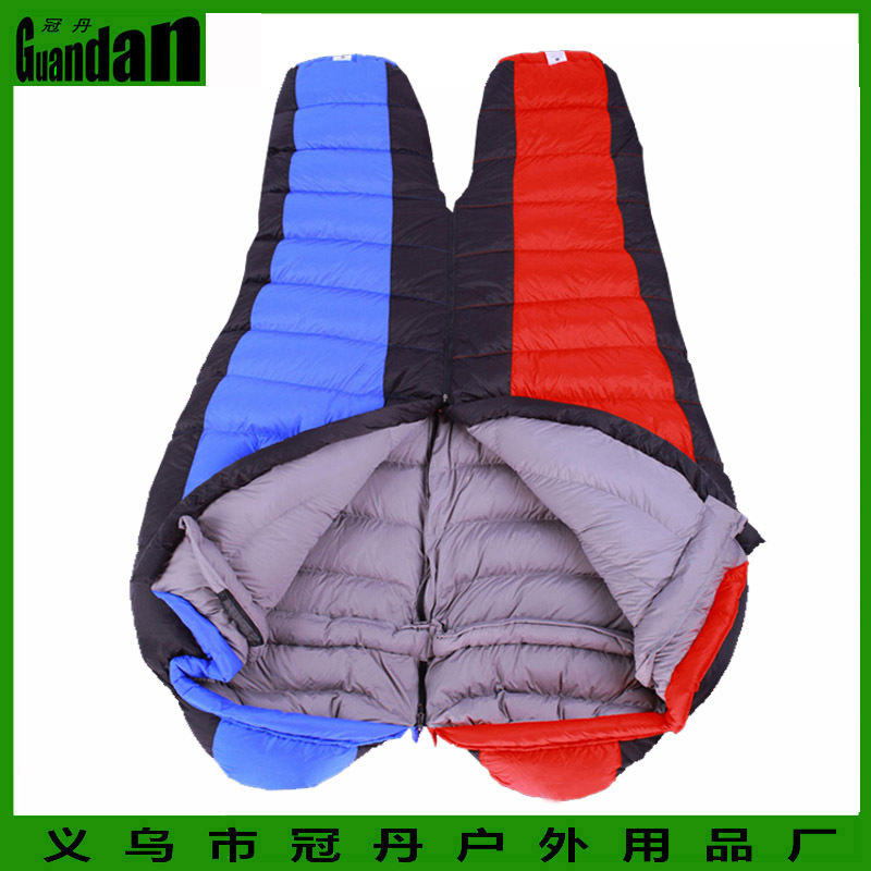 Factory direct sales: 1700g mummium-style mummy type outdoor camping down sleeping bag, filled with 1000g pic 5