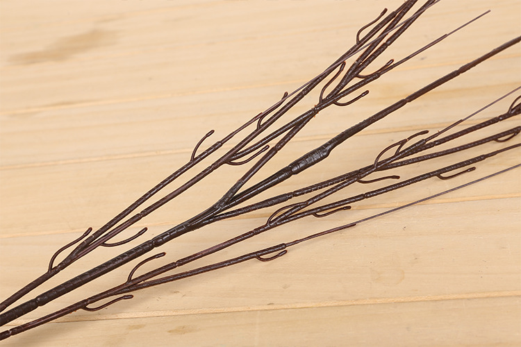 批发假花玉兰梅花手工花枝家居装饰办公文化仿真园艺枝叶树配件详情1