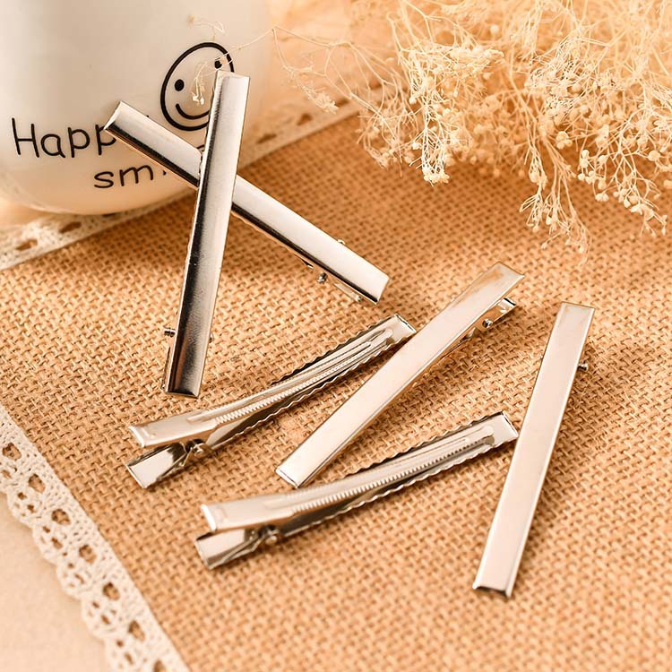 Square duckbill clips, diy hair clips, wholesale hair accessory materials, bb clips, plain clips, hair clips, square clips, duckbill clips, headwear pic 11