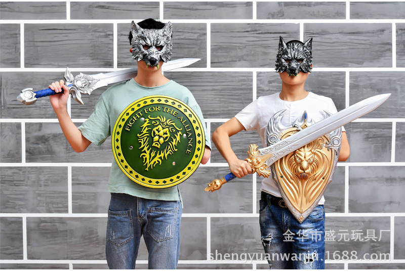 WOW魔兽cos武器道具PU霜之哀伤毁灭之锤魔兽世界莱恩国王之剑玩具详情8