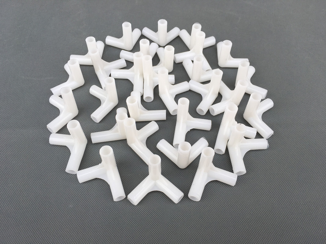 Factory direct supply of plastic three-way joints specifically for mosquito net 1.3 frame accessories. Wholesale in stock. Inner diameters available from 7.9mm to 8.5mm pic 13