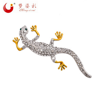 High-quality electroplated genuine white gold high-end horse brooch for men, Korean version, fashionable and versatile pin manufacturer wholesale pic 13