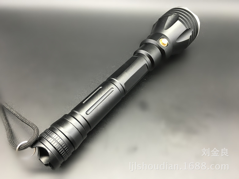 The manufacturer supplies wholesale L2 high-intensity professional diving deep-sea operation patrol aluminum alloy flashlights of 2 pieces 18650 pic 4