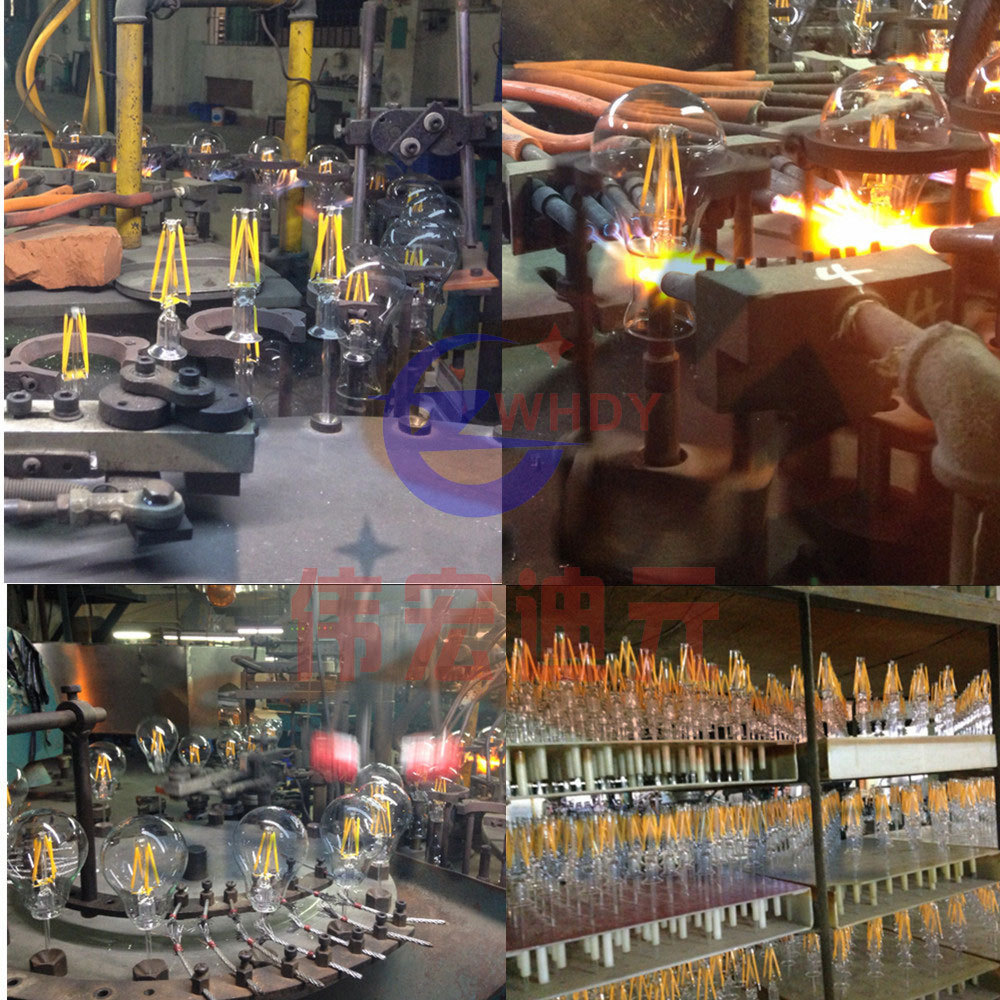 C35 E14尖泡110v调光E12led蜡烛灯6wLED灯泡2w24W复古灯丝灯泡详情5