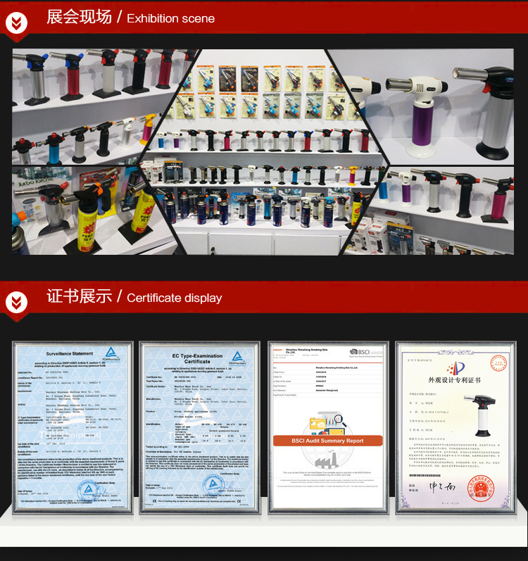 Butane gas spray gun, open flame igniter, kitchen, portable windproof outdoor spray gun, welding gun, gas pic 31