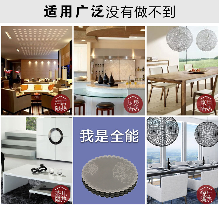 PVC软胶杯垫定制 酒店防水防滑pvc茶杯垫 硅胶隔热垫橡胶杯垫锅垫详情4