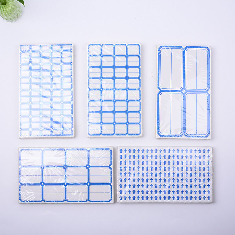 Factory wholesale glossy mouth paper, self-adhesive self-adhesive, multi-specification label paper, marking and price tag stickers, customized pic 9