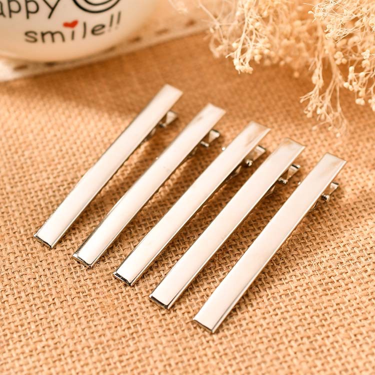 Square duckbill clips, diy hair clips, wholesale hair accessory materials, bb clips, plain clips, hair clips, square clips, duckbill clips, headwear pic 10