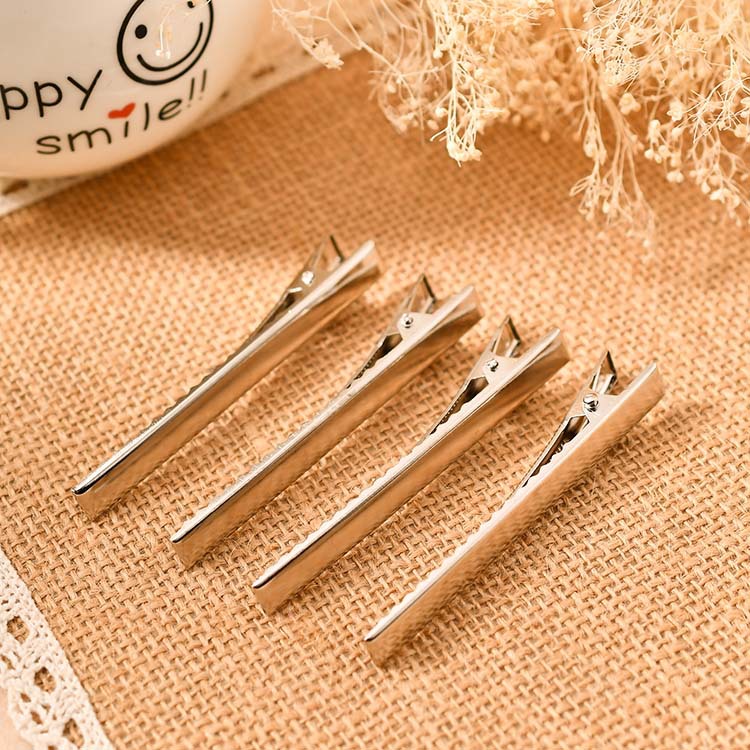 Square duckbill clips, diy hair clips, wholesale hair accessory materials, bb clips, plain clips, hair clips, square clips, duckbill clips, headwear pic 12
