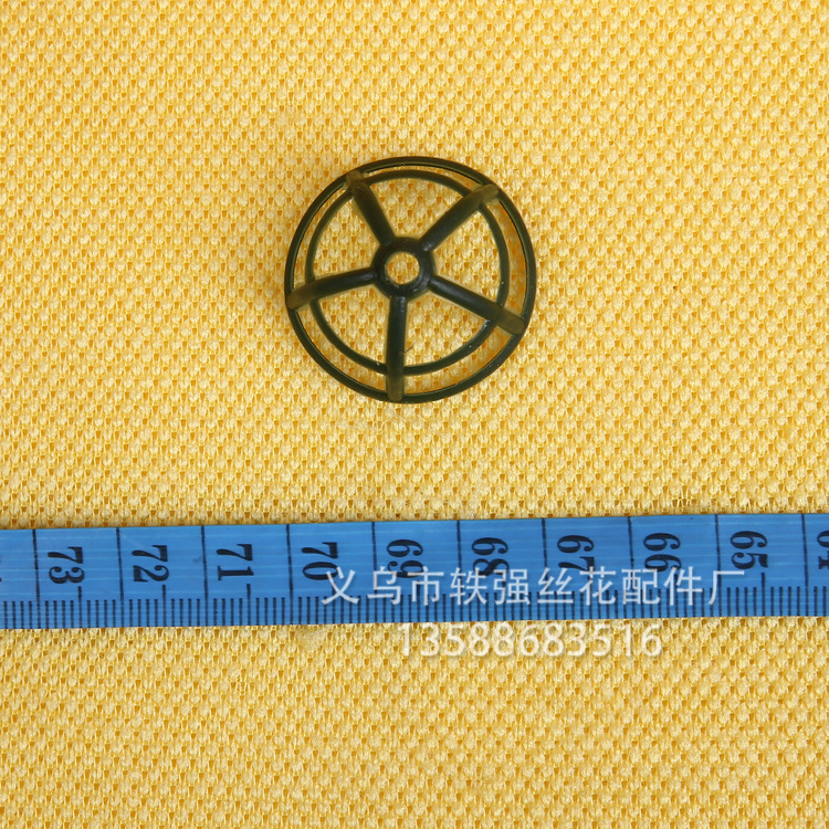 义乌厂家批发3厘米塑料空碗仿真花配件花类装饰材料橡塑塑胶零件脚塞塑料塞子配件详情9