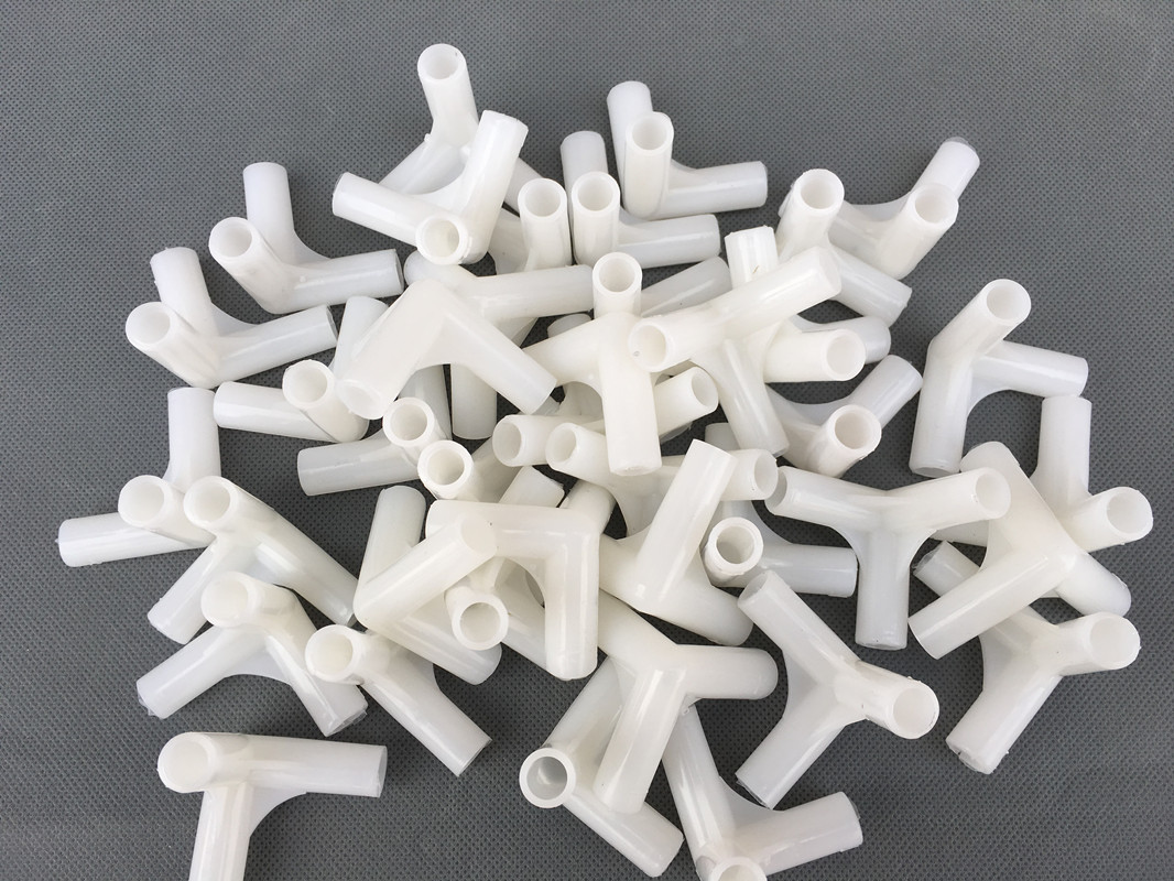 Factory direct supply of plastic three-way joints specifically for mosquito net 1.3 frame accessories. Wholesale in stock. Inner diameters available from 7.9mm to 8.5mm pic 12