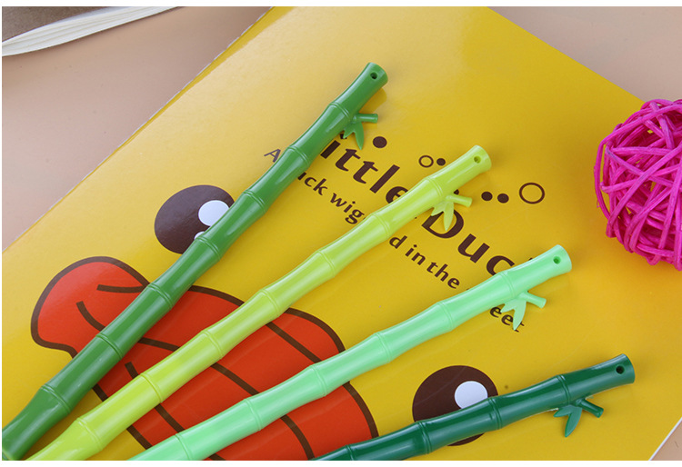 Creative and simple Chinese-style bamboo gel pen, cute and creative black 0.5 smooth quick-drying signature gel pen pic 127