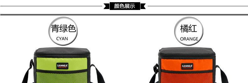 新款牛津布保温便当包学生 户外野餐包便携 恒温保鲜妈咪手提冰包详情2