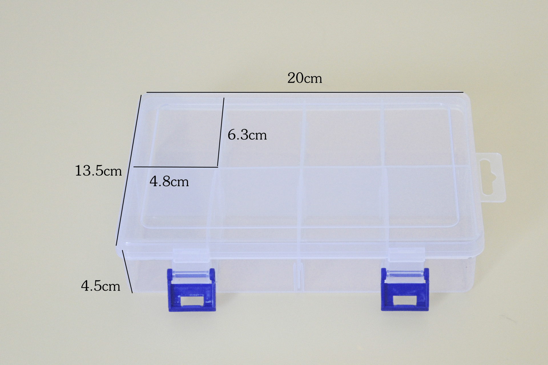Compartments plastic desktop storage box with 10, 15 and 24 compartments transparent button fishing gear accessories, jewelry and cosmetics packaging box pic 30