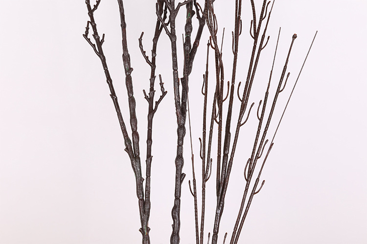 批发假花玉兰梅花手工花枝家居装饰办公文化仿真园艺枝叶树配件详情2