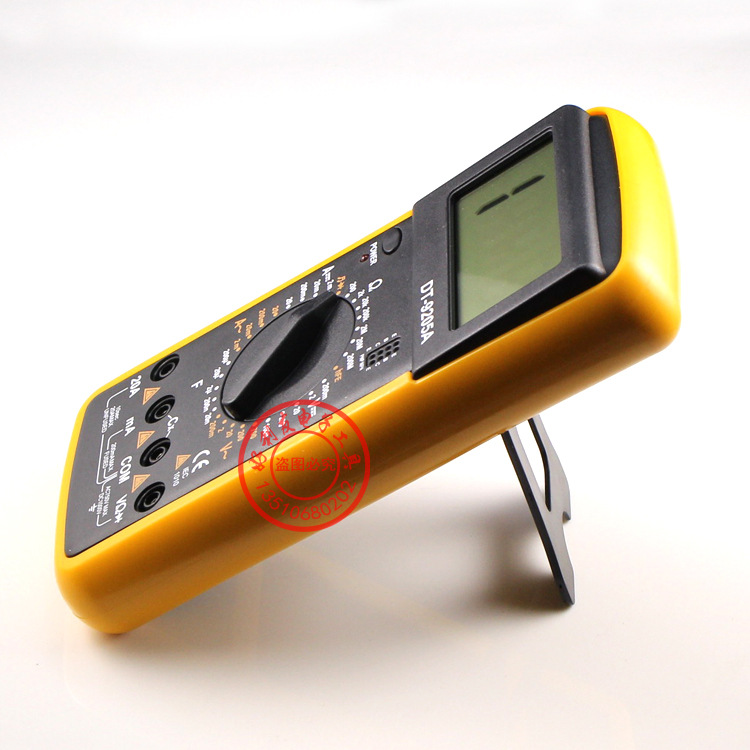 特价高品质智能数字万用表DT9205A万能表电压电流表带蜂鸣指示灯详情11