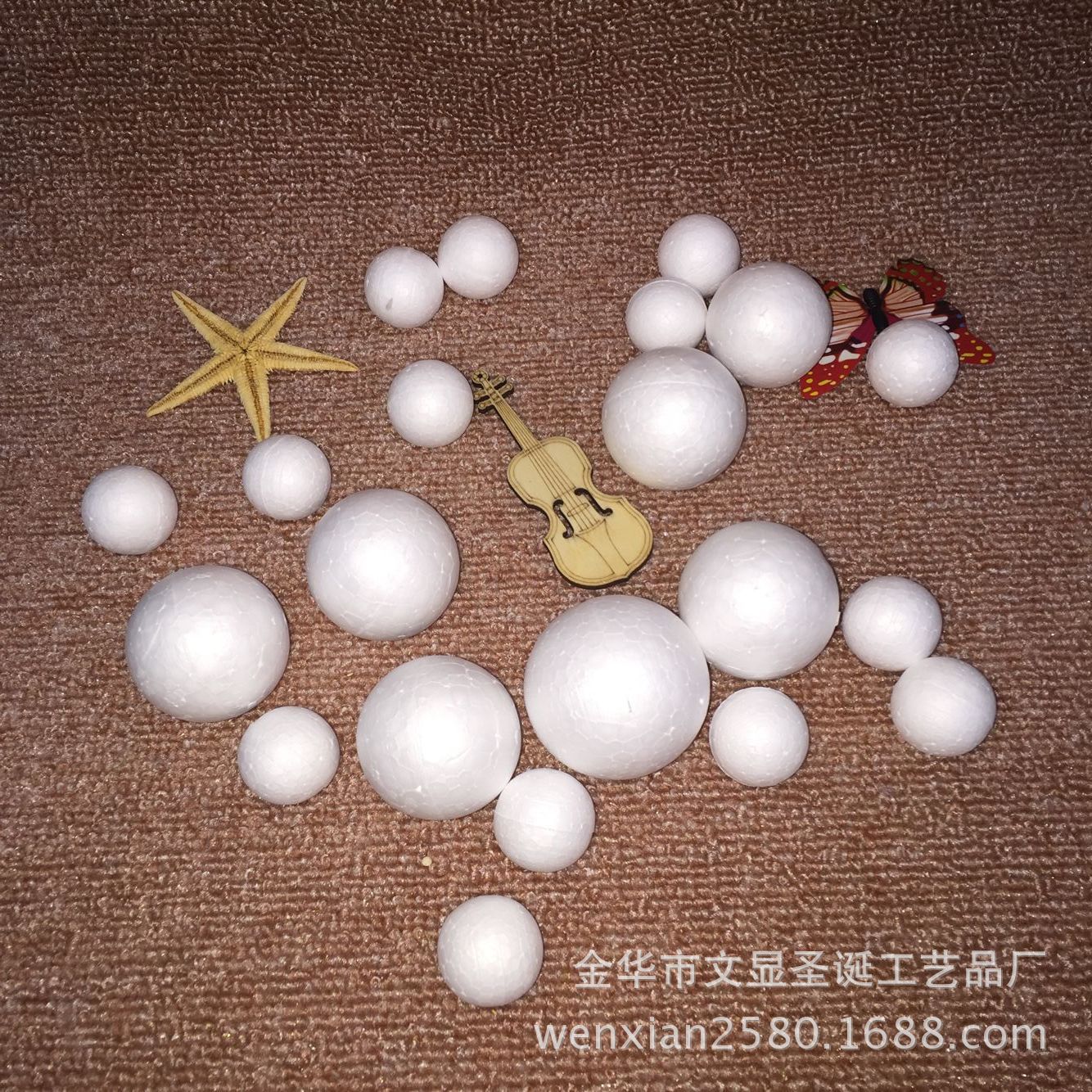 Foam doll head, small human head, white body wrapped fabric, DIY creative scarecrow, factory direct sales, model toys, simulation handicrafts pic 1