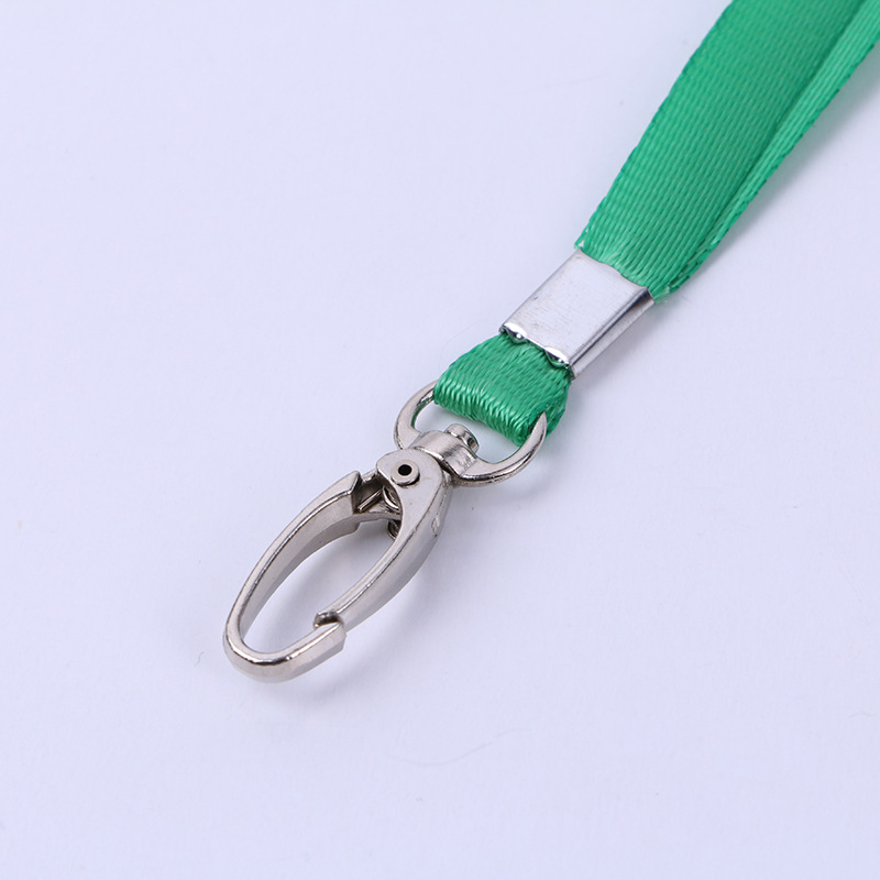 Factory wholesale 1.0cm plain texture pointed hook straps, mobile phone lanyards, name tags, hanging ropes, ID card iron hook ropes pic 39