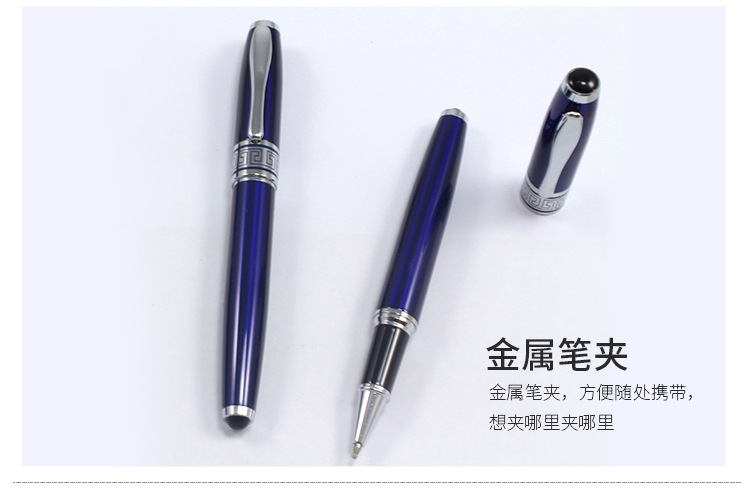 Factory direct supply of company event gifts: Metal gel pens, exquisite European and American signature pens with printable characters. One-piece consignment pic 9