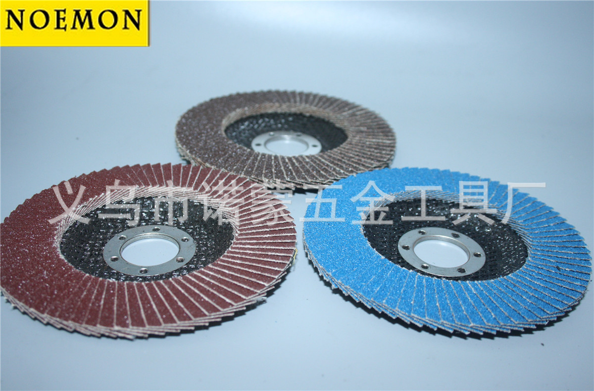 5-inch 125mm mesh cover calcined blue sand, 100-blade impeller, 100-blade polishing disc, grinding disc, Angle grinder impeller pic 13