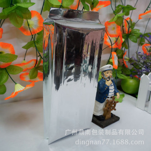 In-stock round-hole hanging hole laser rainbow film aluminum-coated yin-yang self-sealing bags, aluminum foil electronic product packaging zipper bags pic 14