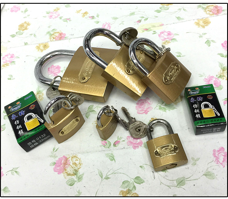 【产地小挂锁】38mm电箱锁一字门锁创意时尚超可爱锁子厂家直销详情37
