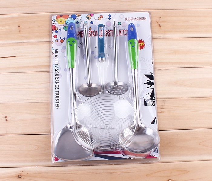 Cross-border best-selling five-piece sets of spoons, spatulas and strainers, multi-style kitchen utensware sets, wholesale of kitchenware peeling gifts pic 33