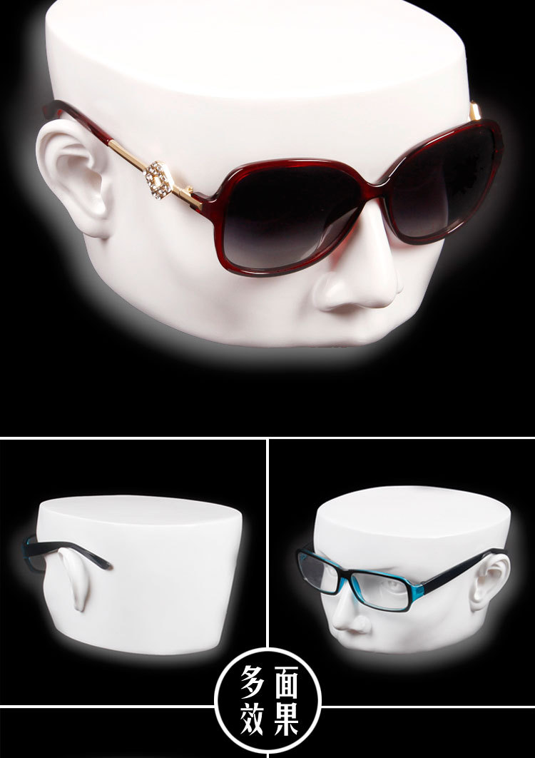 维拓饰品架子创意模特墨镜近视店铺桌面陈列道具太阳眼镜展示架详情6