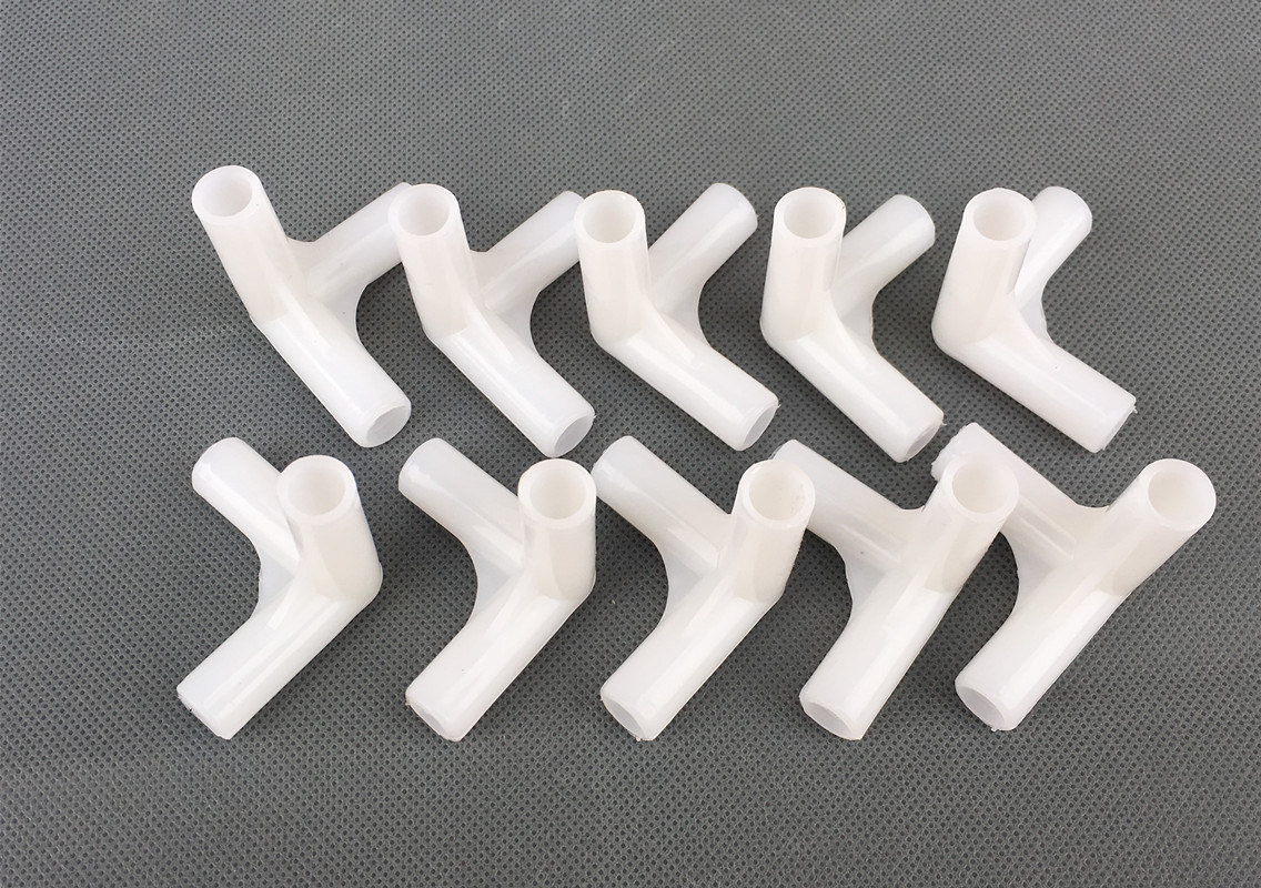 Factory direct supply of plastic three-way joints specifically for mosquito net 1.3 frame accessories. Wholesale in stock. Inner diameters available from 7.9mm to 8.5mm pic 18