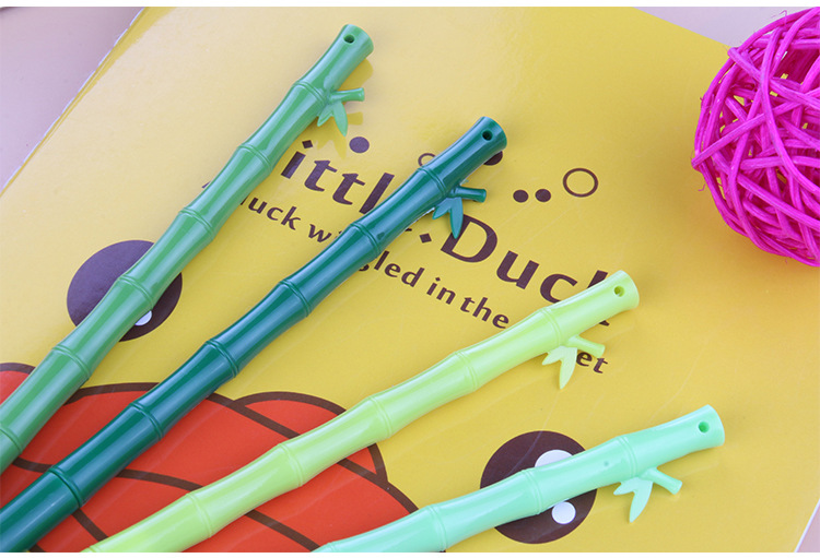 Creative and simple Chinese-style bamboo gel pen, cute and creative black 0.5 smooth quick-drying signature gel pen pic 126