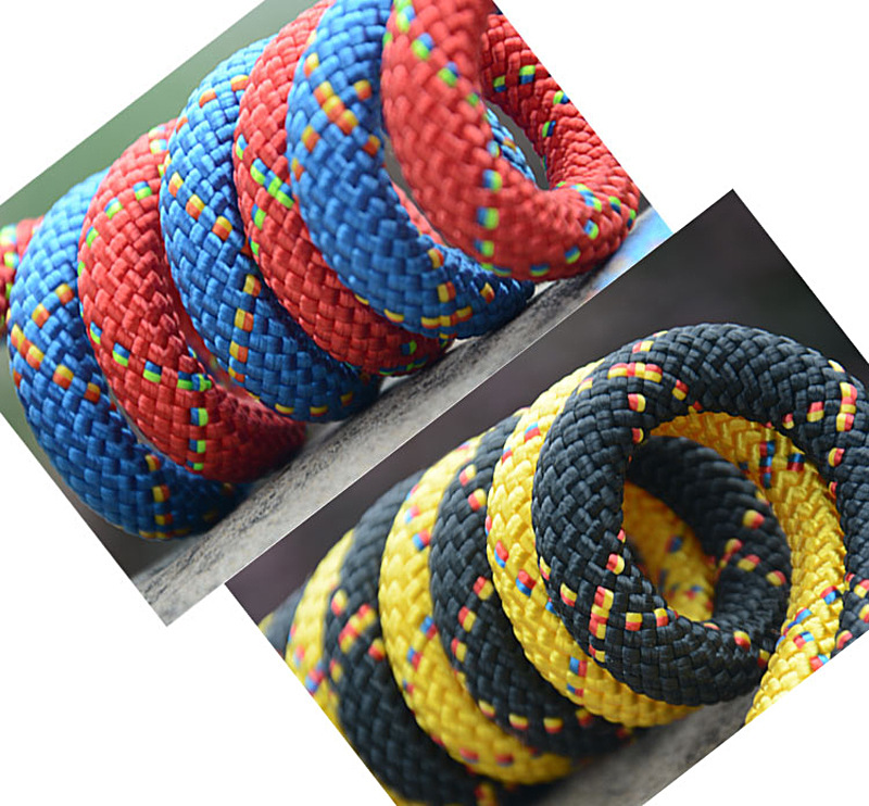 Cross-border discount: Reflective outdoor climbing rope, nylon rope, climbing rope, survival rope, rappelling rope, polyester mountaineering safety rope pic 28