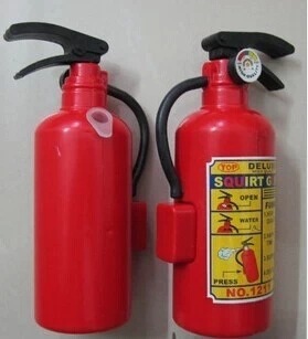 Creative prank fire extinguisher water gun, red-shaped silicone water gun toy, funny pinch slow rebound small commodity pic 4