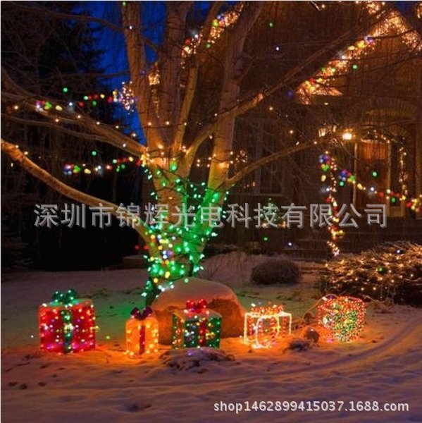 Best-selling solar tube light strings, battery boxes, round tube light strings, courtyard and garden waterproof rope light strings on Amazon e-commerce pic 32