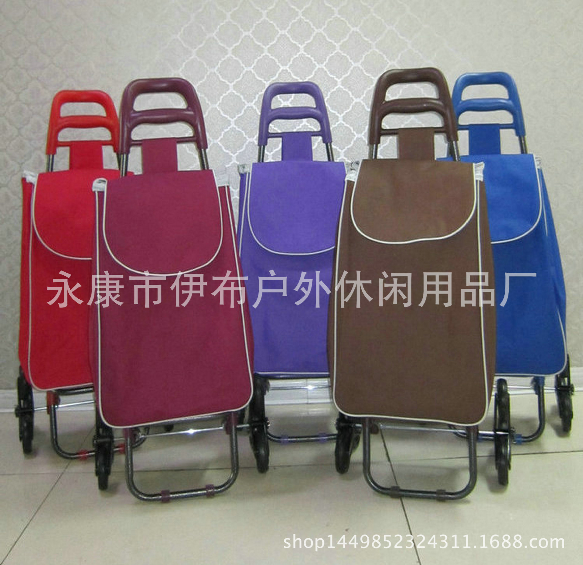 Three-wheeled shopping cart for climbing stairs, household folding grocery shopping cart, hand-pulled cart for the elderly to climb stairs, shopping cart for buying groceries pic 23