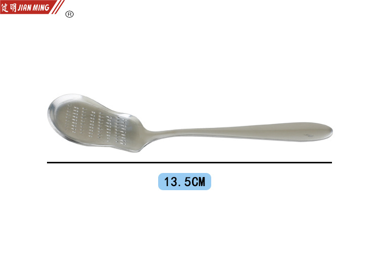 JM8114 stainless steel manual ginger grinder, garlic grinder, garlic press, garlic mashing, garlic puree peeler, ginger grinder, small spoon-shaped pic 10