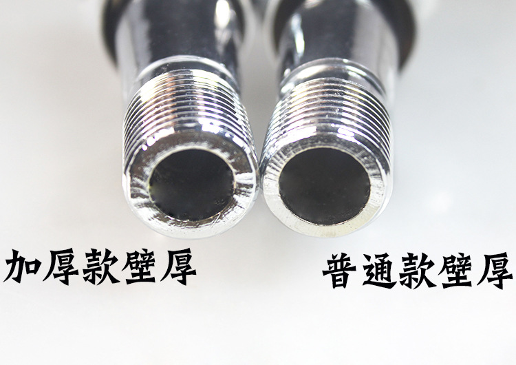 304不锈钢冷热水家用加长三角阀4分马桶止水阀热水器角阀一进二出详情31