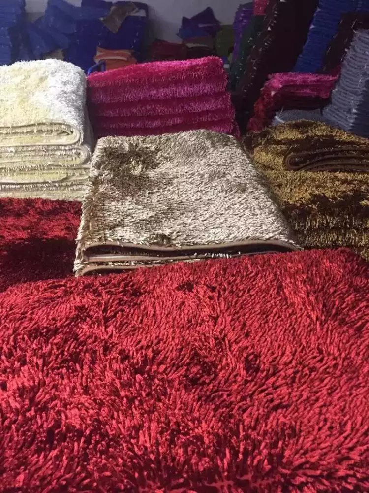 新款居家百货蹭土垫 吸水雪尼尔纯亮光丝经典门口垫客厅垫批发详情18