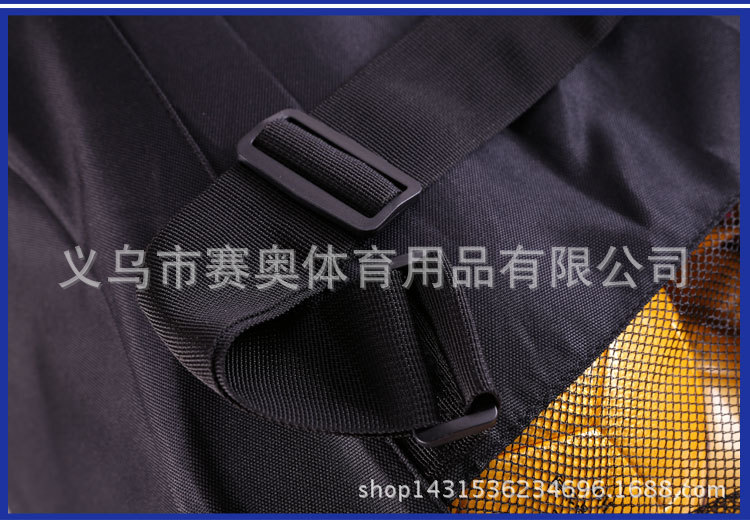大号足球袋篮球网兜球包帆布篮球包篮球袋足球运动包收纳加厚型详情20
