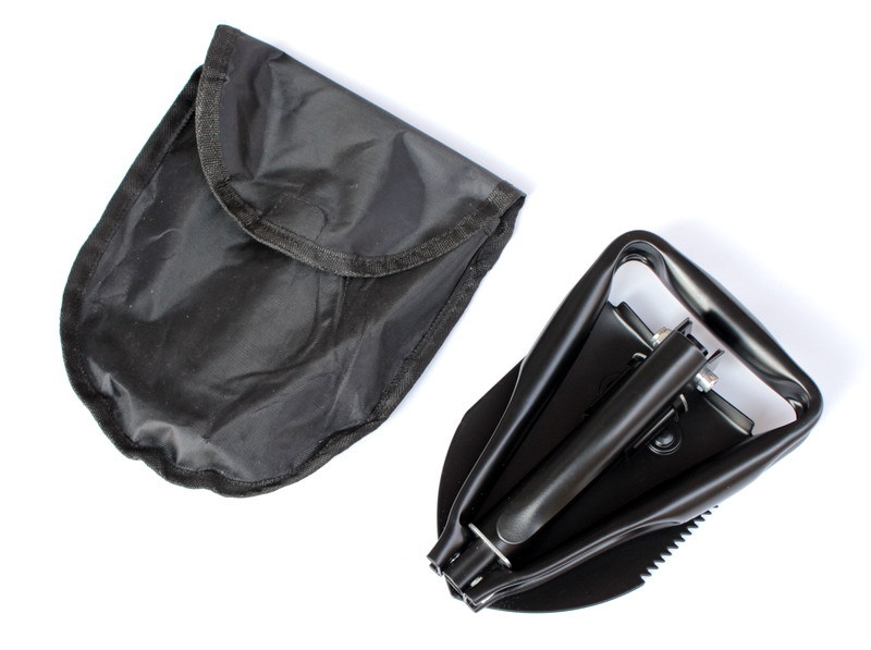 多功能折叠工兵铲户外野营铲车载铁锹黑色中号便携五金工具详情51