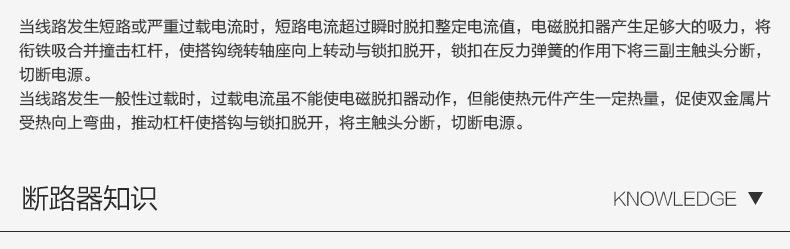 Delixi New DZ47s air switch, low-voltage miniature circuit breaker 1 2 3 4p air switch pic 13