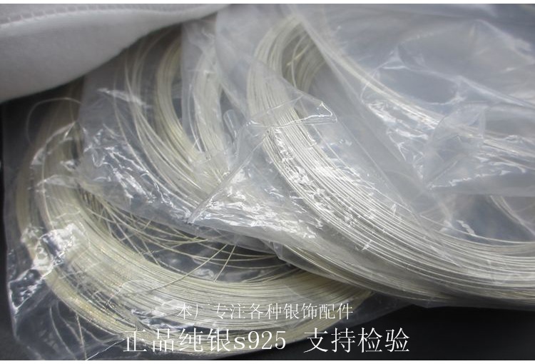 Factory direct sales of 925 silver wire wholesale, 0.4mm, 0.6mm, 0.8mm, 1.0mm DIY jewelry accessories, Taiyin pic 8