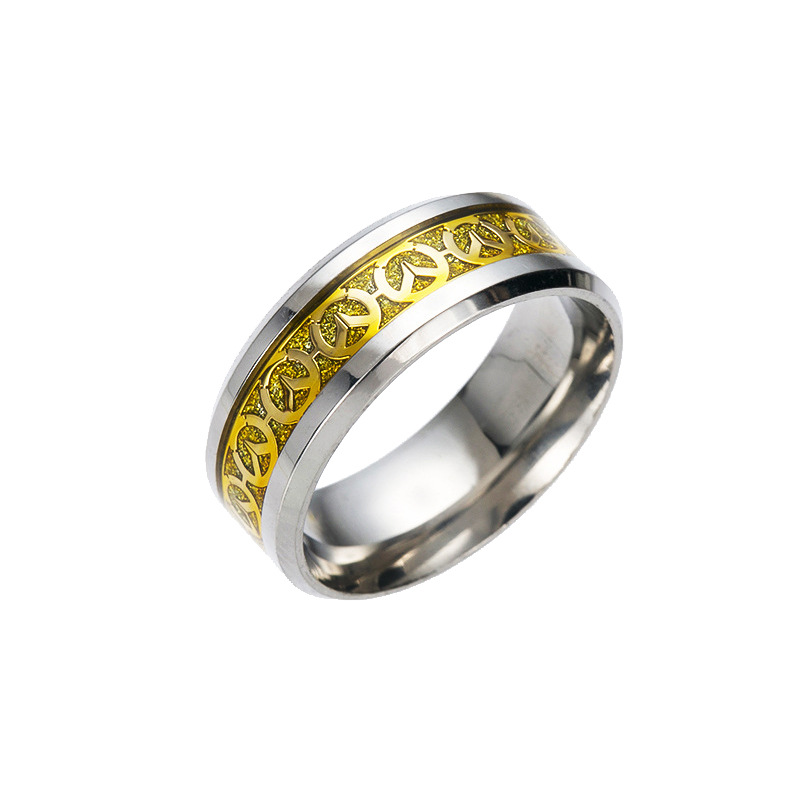 New stainless steel rings for anime and game accessories, European and American jewelry, AliExpress pic 17