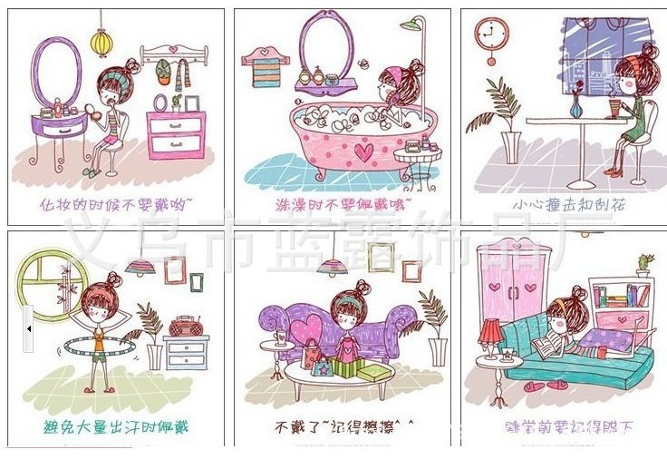 彩色双钻脐钉批发欧美跨境不锈钢简约组合套装超闪圆球款穿刺饰品详情16